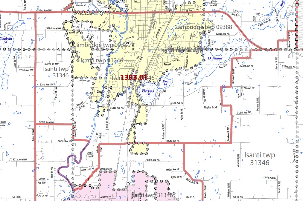 Opportunity Zone Isanti County EAST CENTRAL Regional Development